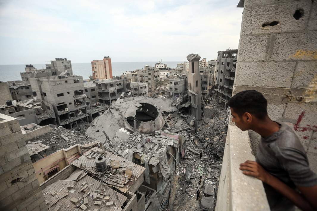 Последствия удара по сектору Газа