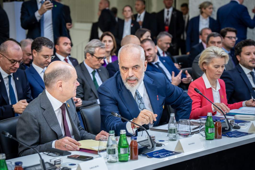 Заседание саммита Берлинского процесса в Тиране