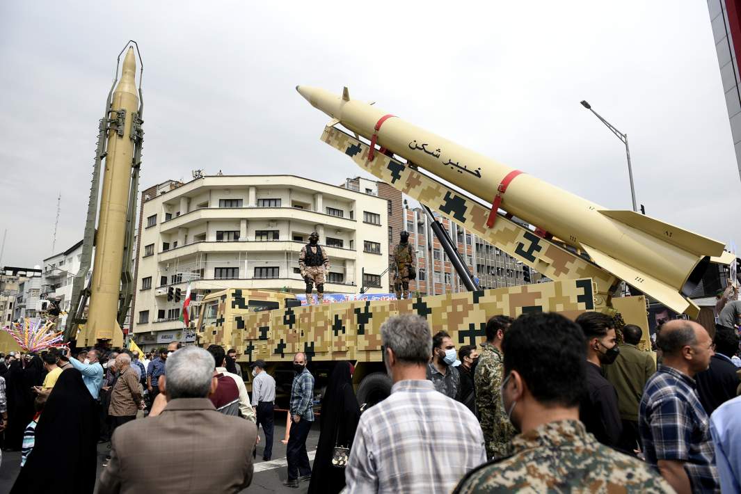 Стратегическая ракета «Хейбер-Шекан» — одна из ракет дальнего действия Корпуса стражей исламской революции (КСИР)