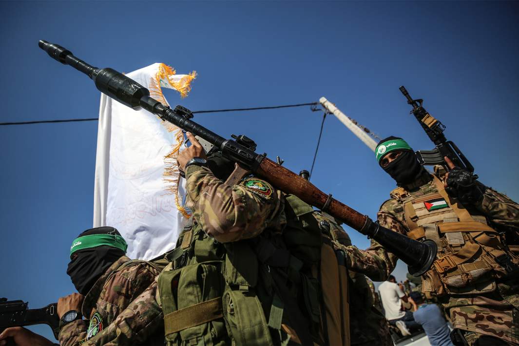 Палестинские боевики из ХАМАС