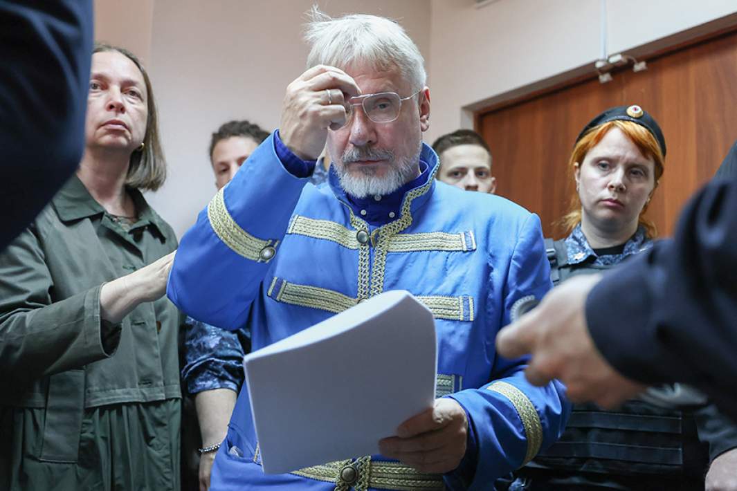 Бизнесмен Василий Бойко-Великий во время оглашения приговора в Черемушкинском суде