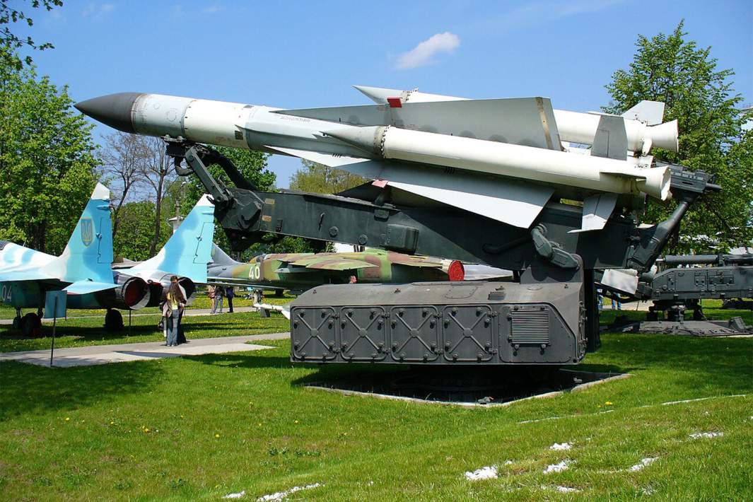 Украинская пусковая установка С-200В 