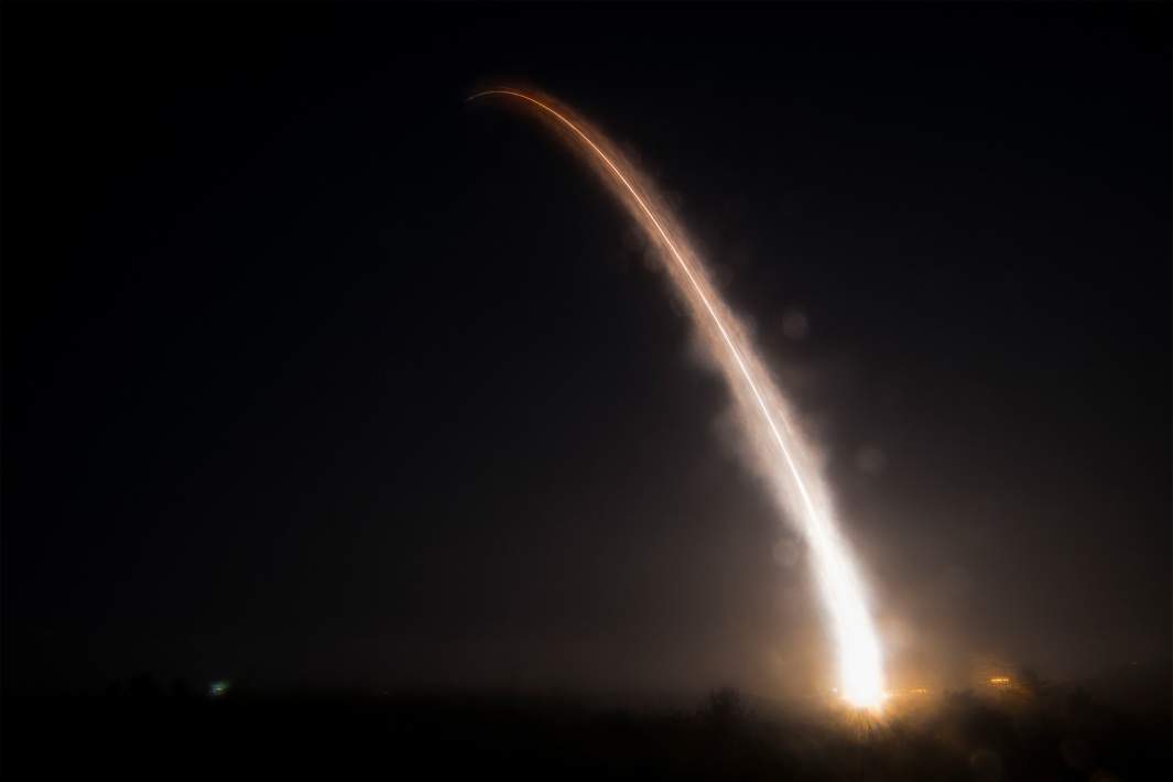 Испытания межконтинентальной баллистической ракеты Minuteman III 