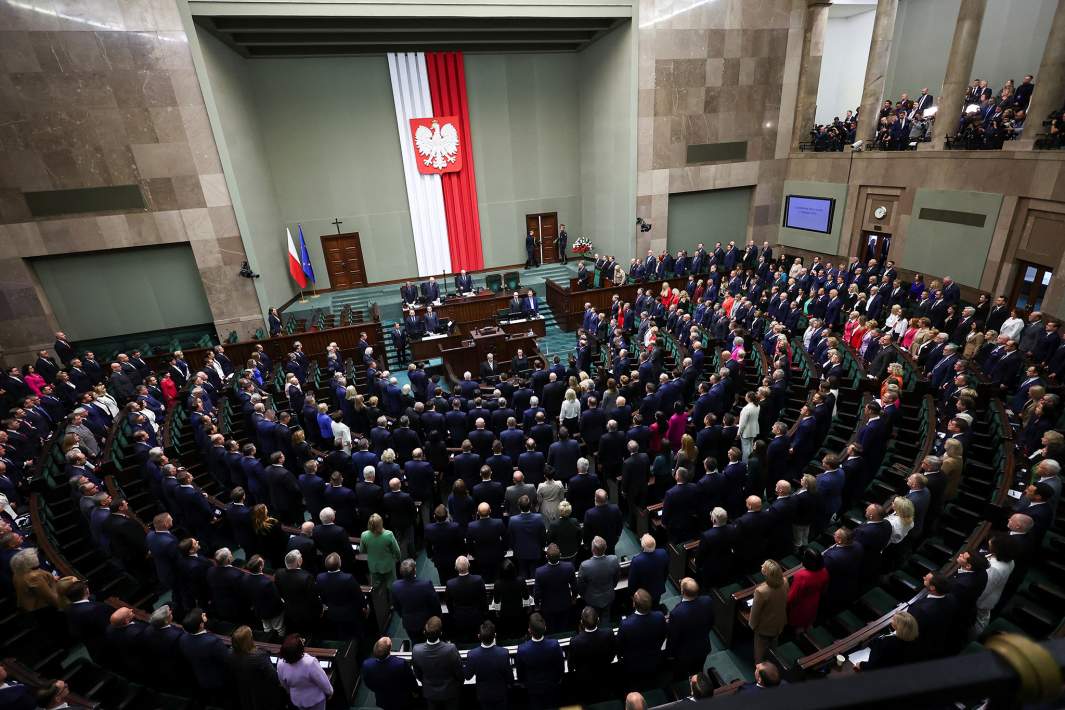 Первое заседание новоизбранного парламента в Польше, 13 ноября 2023 года 