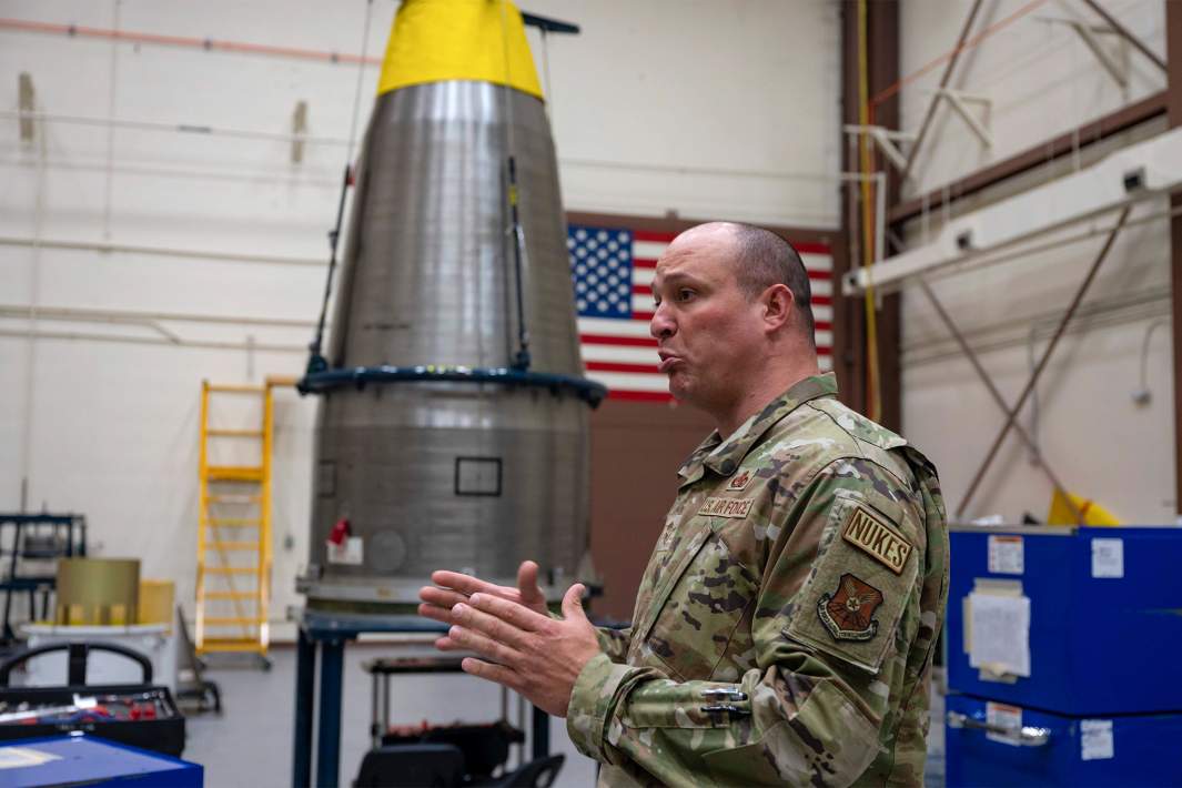 Межконтинентальная баллистическая ракета Minuteman III на базе ВВС Уоррен