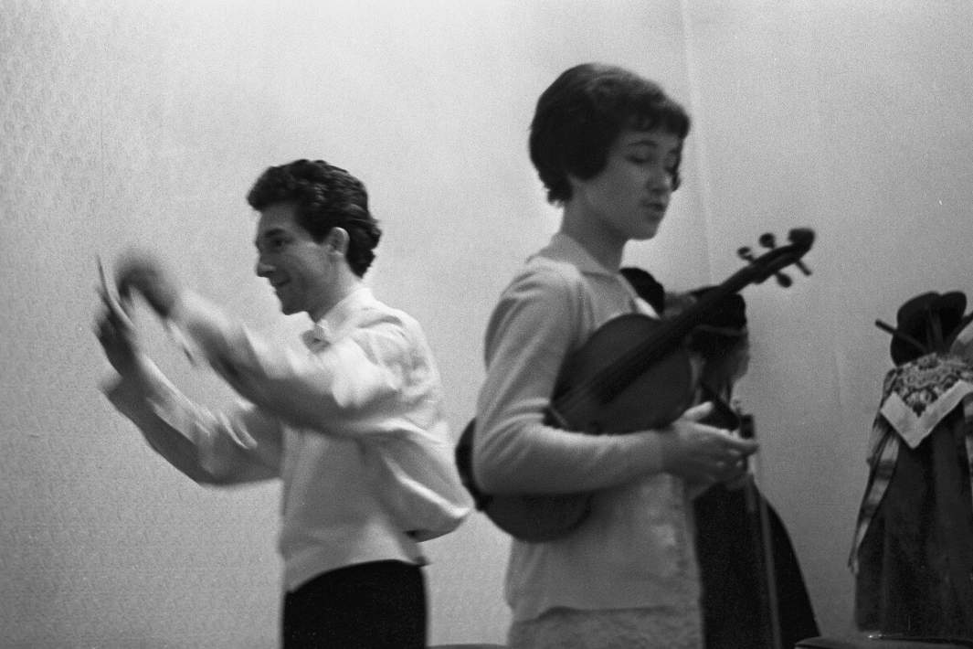 Юрий Темирканов на конкурсе дирижеров в Москве, 1966 год