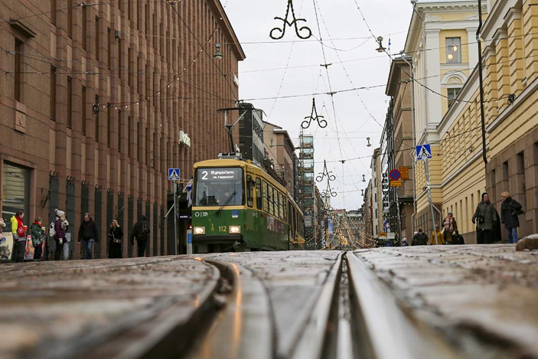 Трамвай в Хельсинки