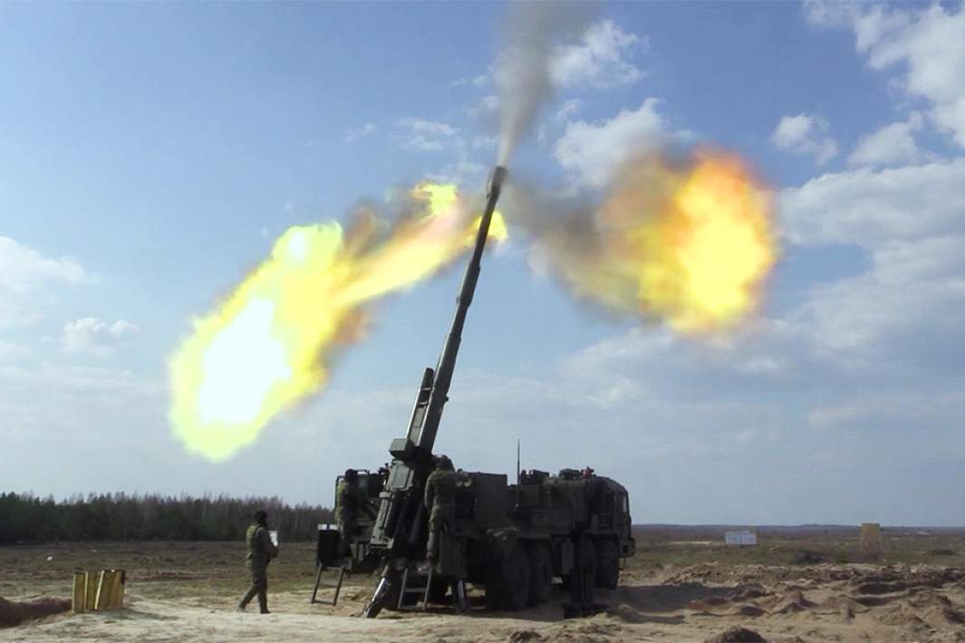 самоходное артиллерийское орудие (САО) 2С43 «Мальва»