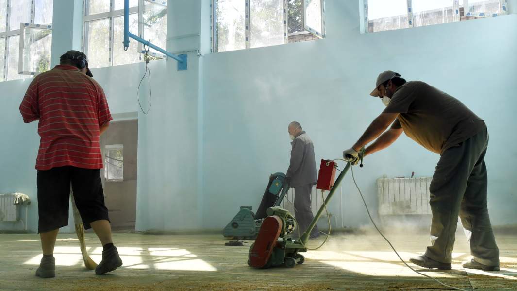 ремонт зала