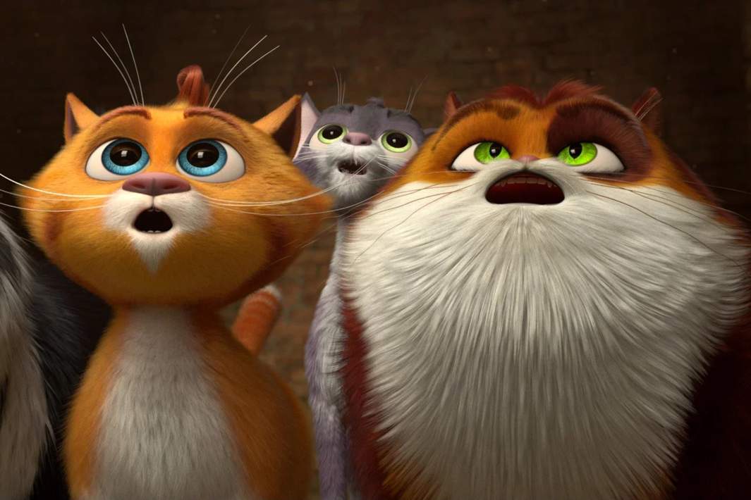 Кадр из мультфильма  «Коты Эрмитажа»