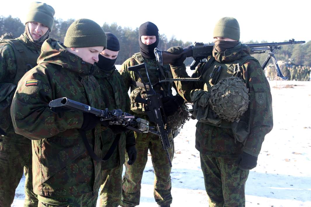 Солдаты литовской армии