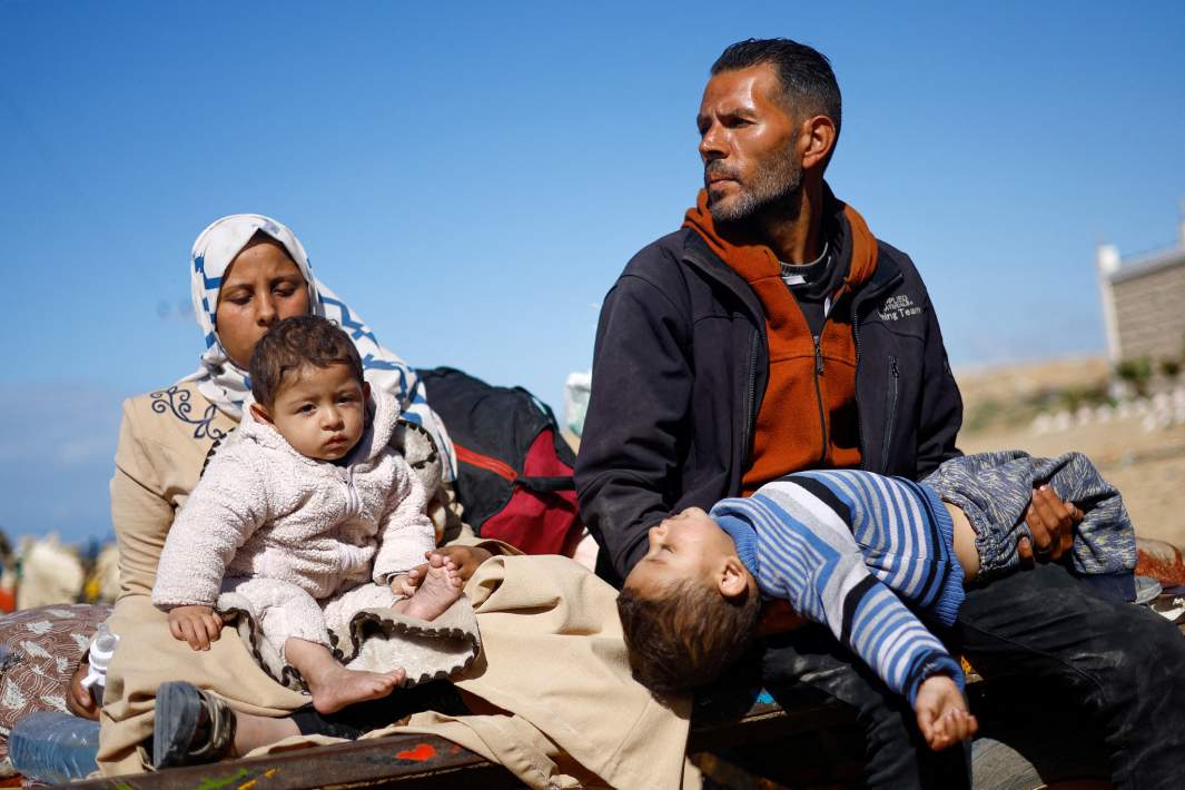Беженцы из северной части Газы, 15 марта 2024 года