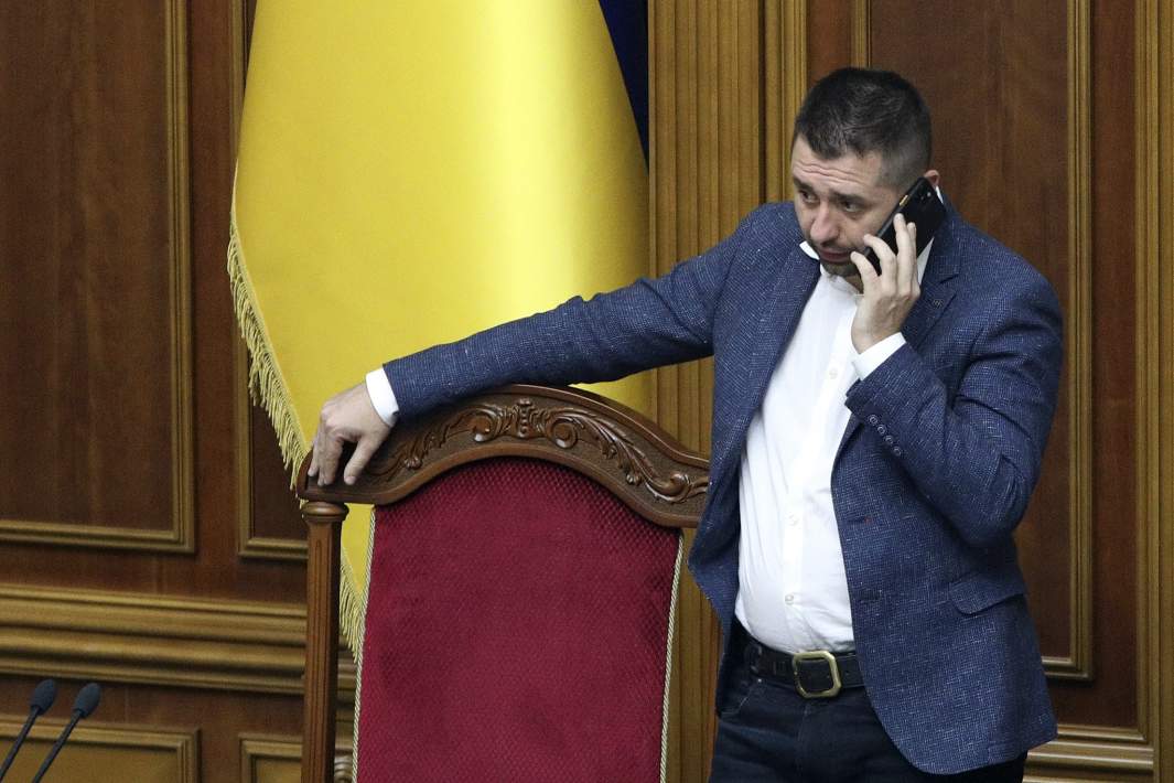 Глава фракции «Слуги народа» Давид Арахамия