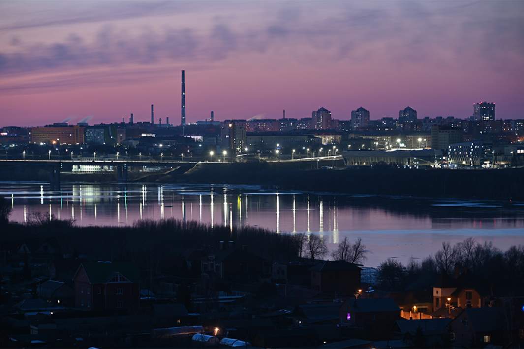 Река Иртыш в Омске