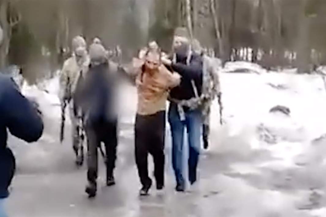 Задержание одного из террористов в Брянской области 