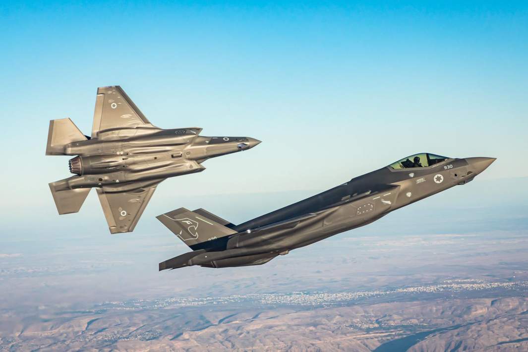 Многофункциональные истребители-бомбардировщики F-35 американского производства ВВС Израиля