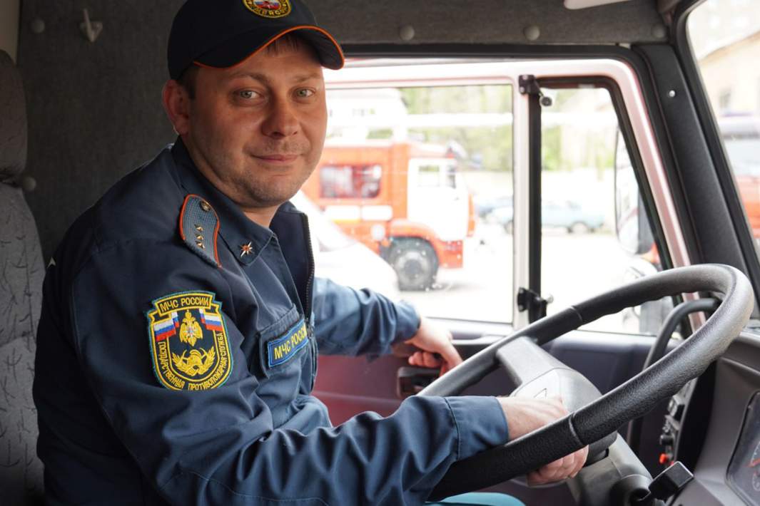 Старший водитель Сергей Подолян