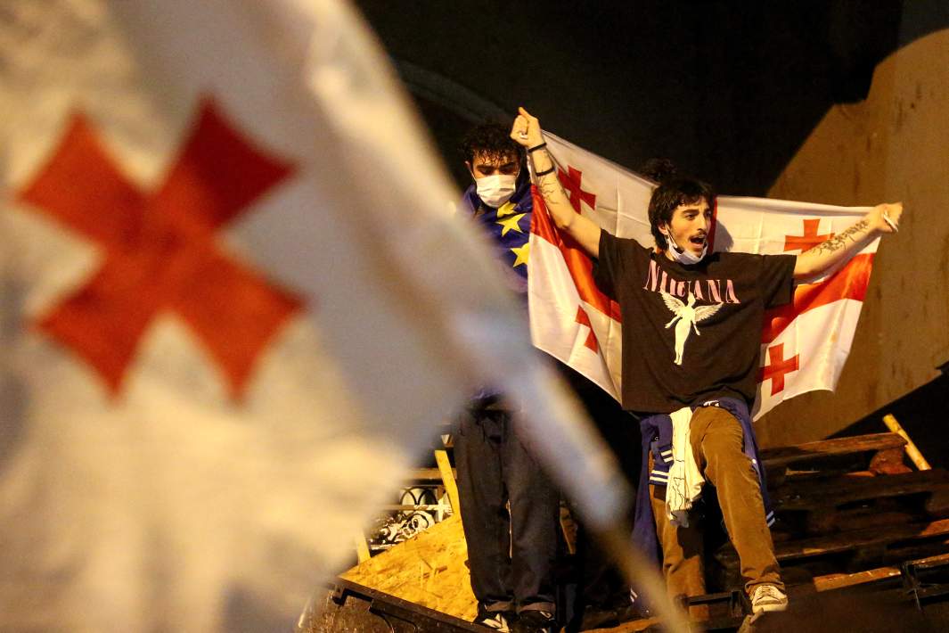 Протесты в Грузии