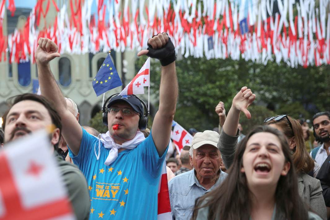 Протесты в Тбилиси