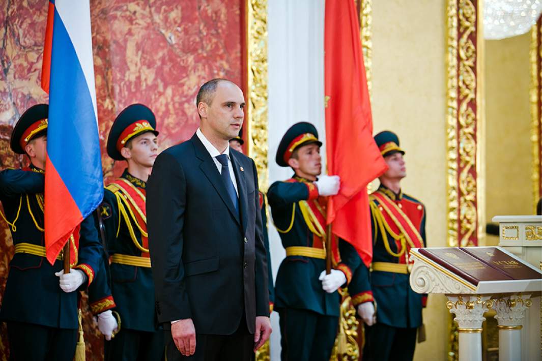 Церемония вступления в должность избранного губернатора Оренбургской области Дениса Паслера, 2019 год