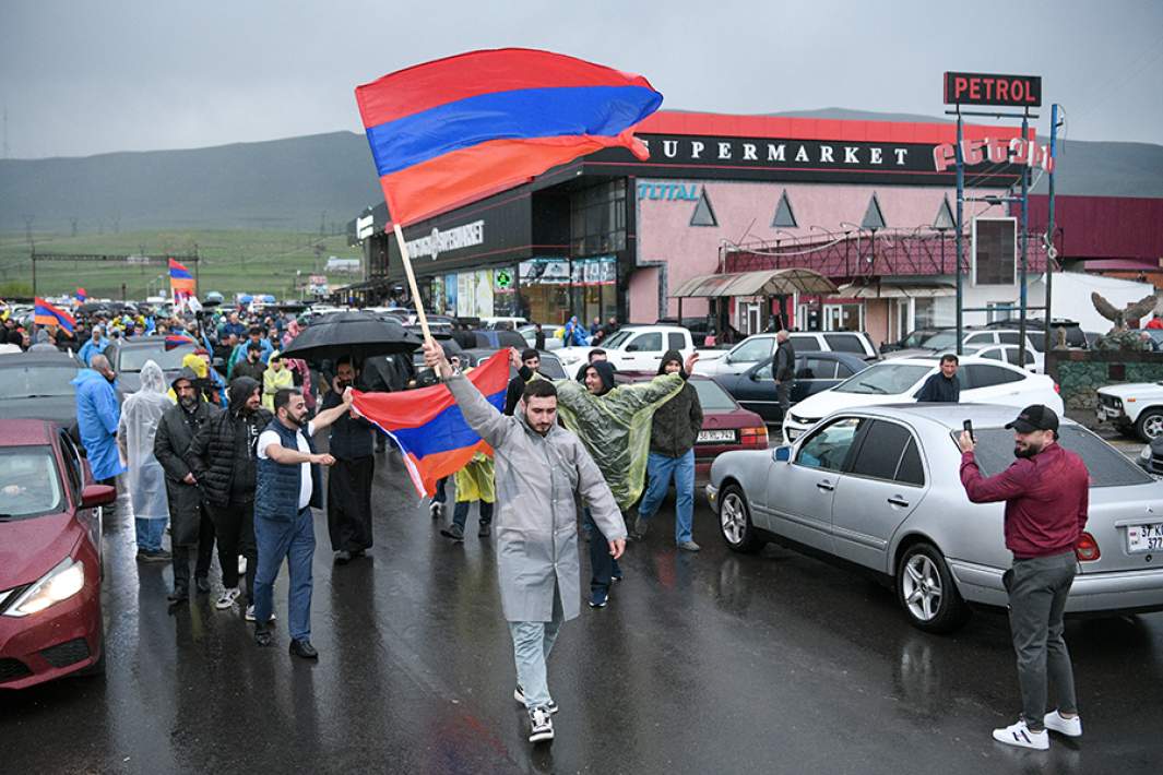 Шествие оппозиционного движения «Тавуш во имя родины» из села Киранц в Ереван, 5 мая 2024 года