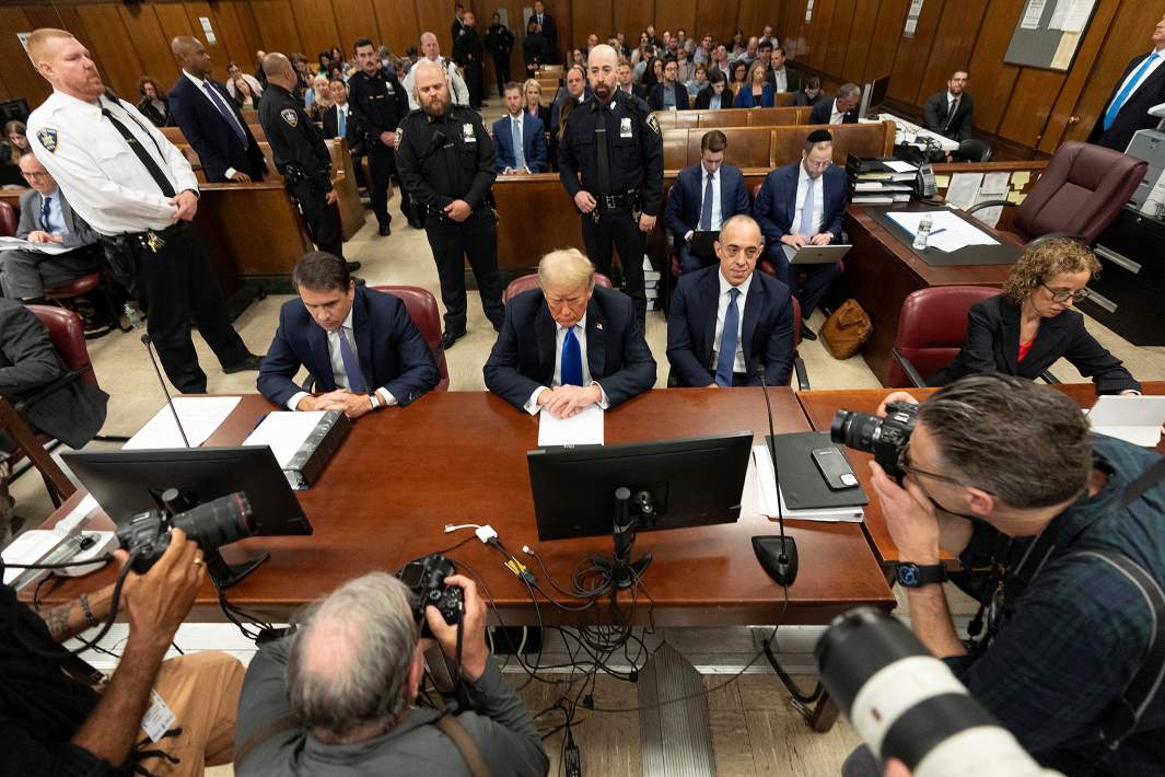 Дональд Трамп присутствует на судебном заседании в уголовном суде Манхэттена, Нью-Йорк, США, 30 мая 2024 г.