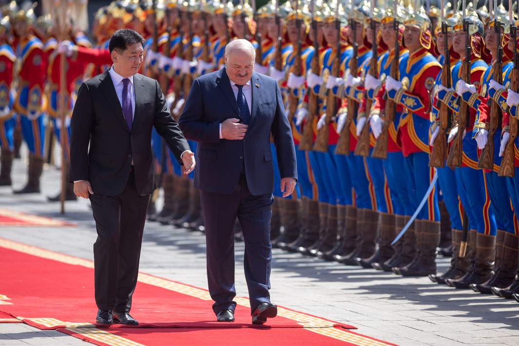 Лукашенко в Монголии