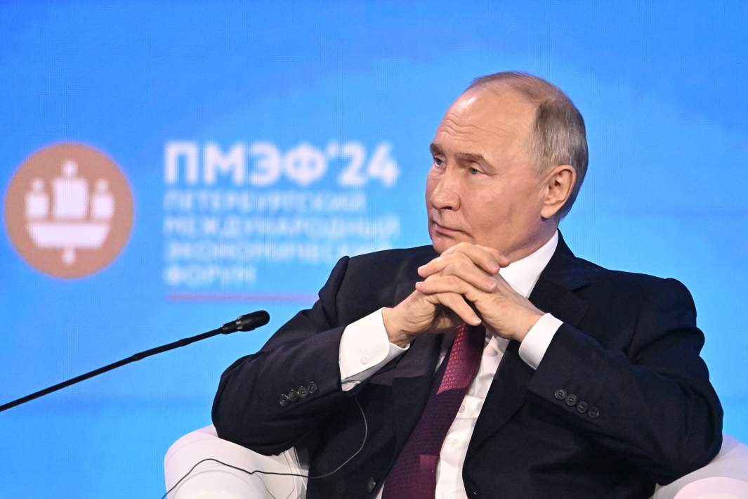 Президент РФ Владимир Путин на ПМЭФ 2024