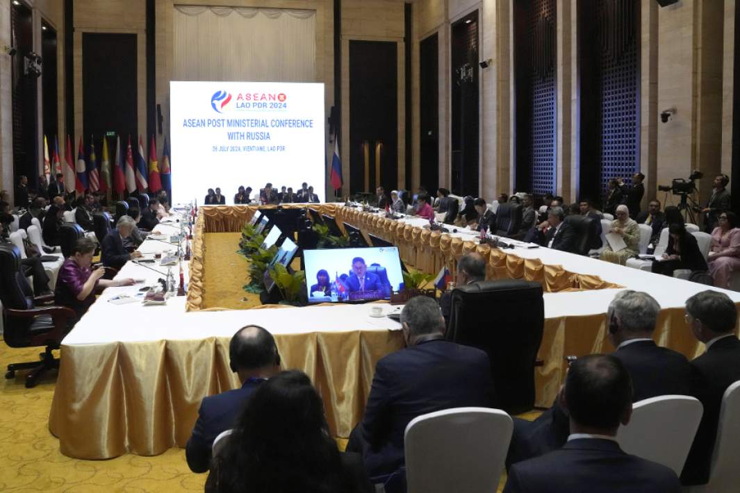 Встреча министров иностранных дел стран Ассоциации государств Юго-Восточной Азии (АСЕАН) в Лаосе