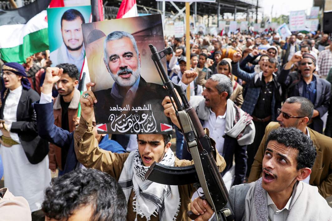 Иран плакат с изображением Исмаила Хании