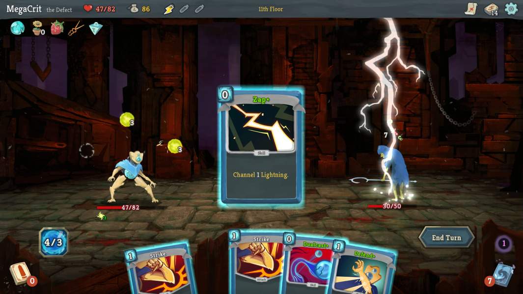 Slay the Spire oyunundan ekran görüntüsü