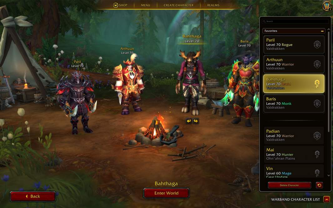 World of Warcraft: The War Within oyunundan ekran görüntüsü