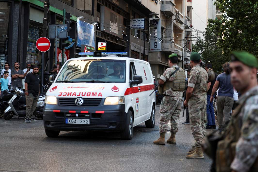 Обстановка после взрыва пейджеров, Бейрут, Ливан