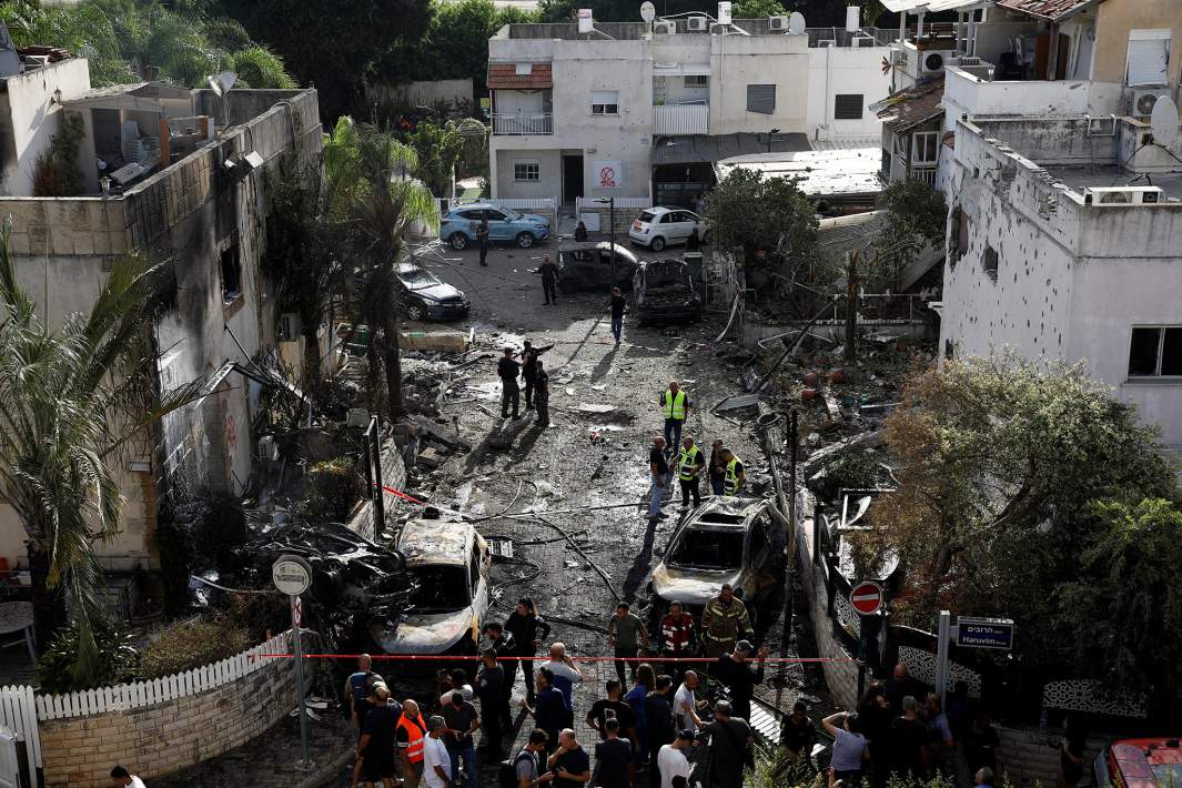 Израиль обстрел