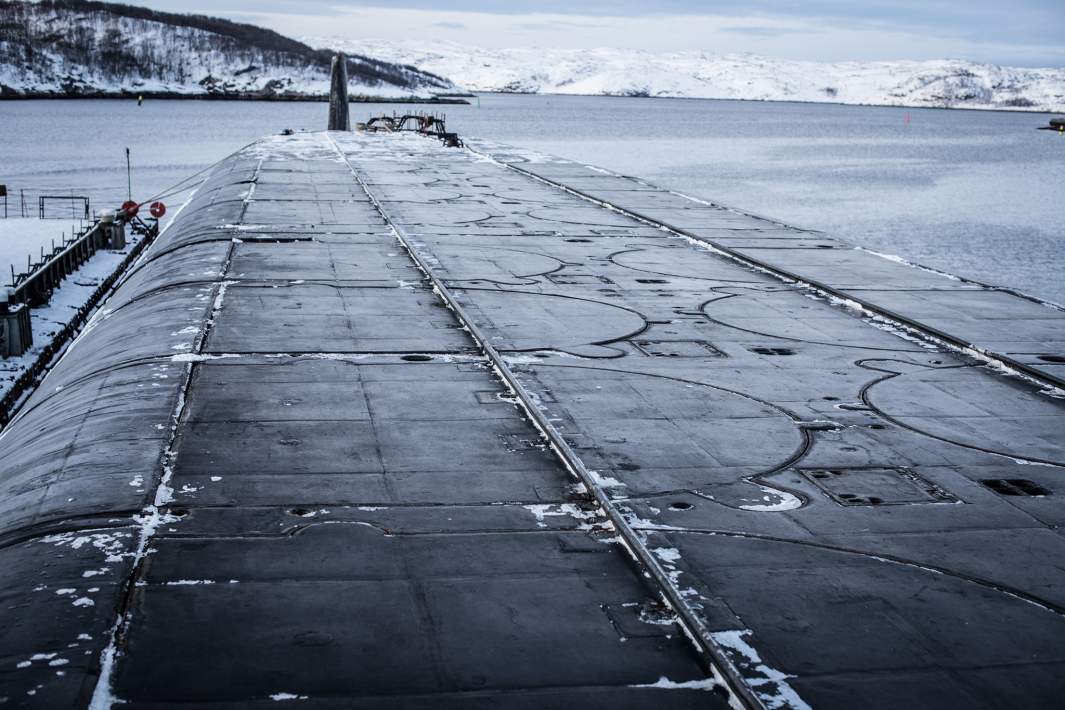 Крышки шахт ракетного отсека атомной подводной лодки «Юрий Долгорукий». 2019 год