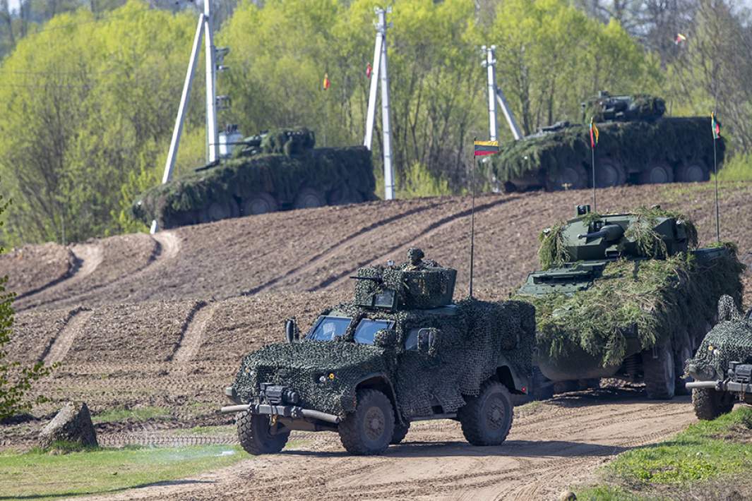 Литовско-польские военные учения в районе Сувалкского коридора. 26 апреля 2024 года