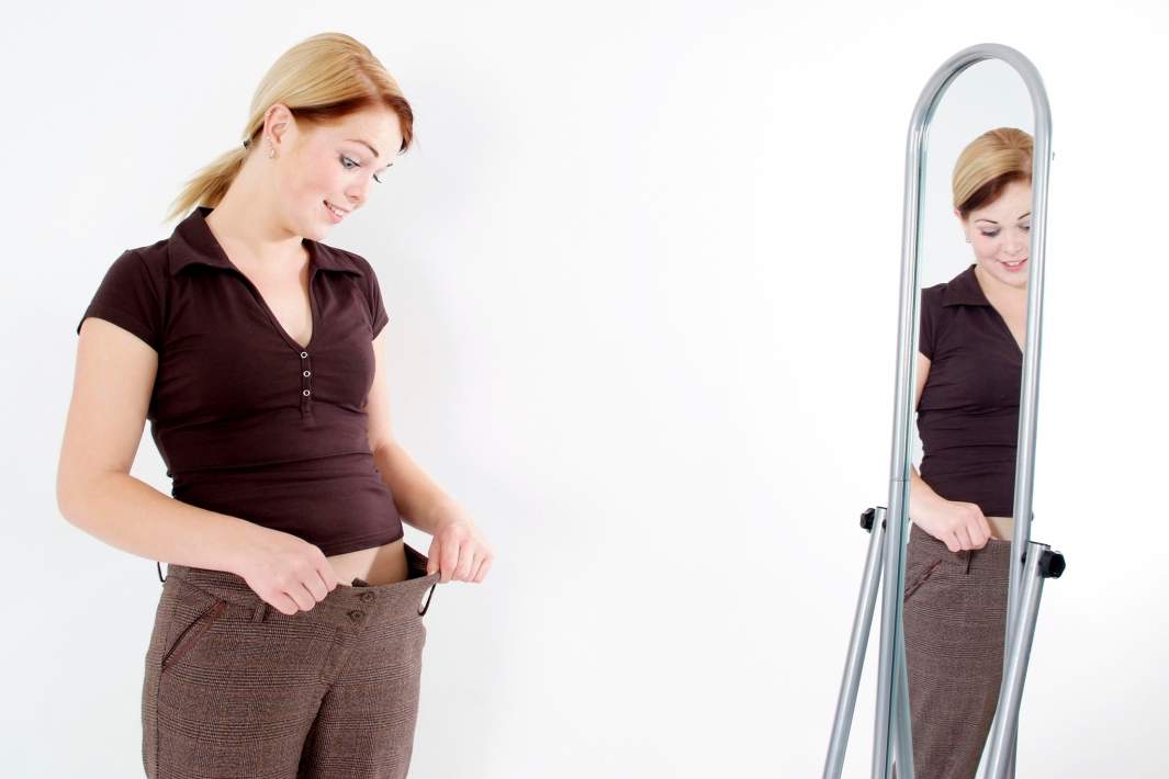 Похудение, зеркало