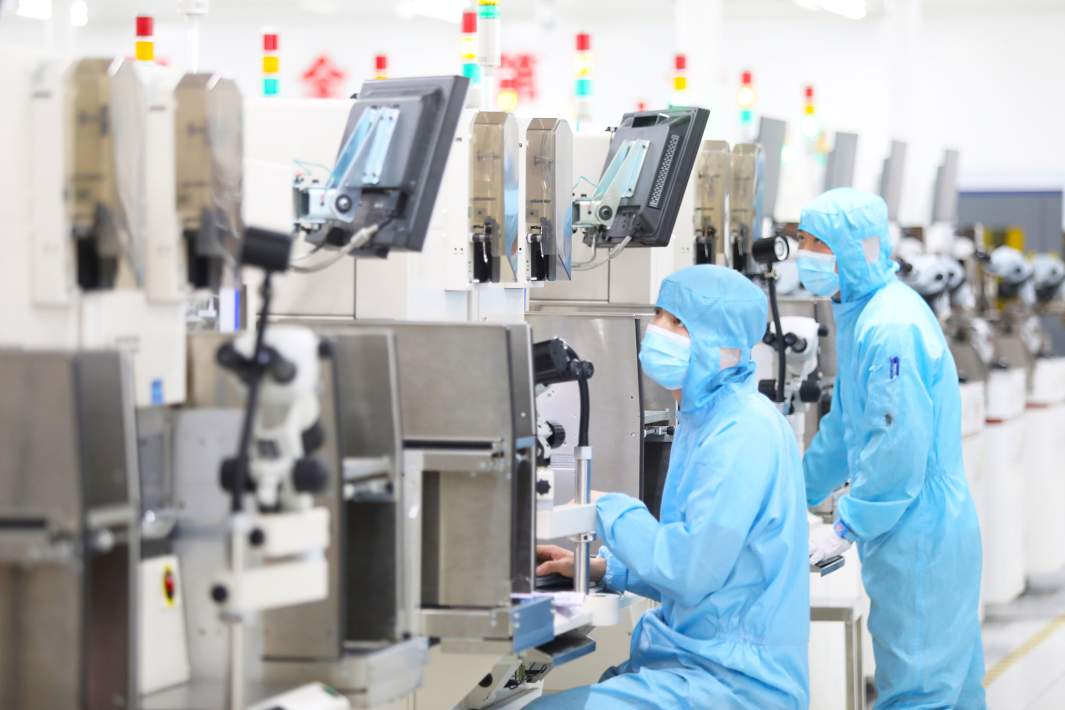 Production de puces électroniques