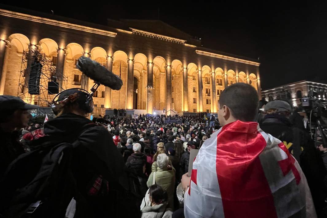 Грузия протесты