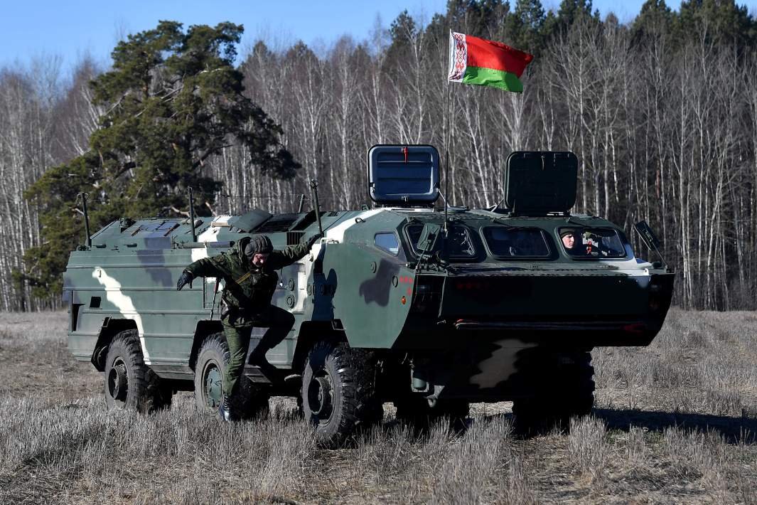 Тактический ракетный комплекс «Точка» во время совместных учений России и Белоруссии