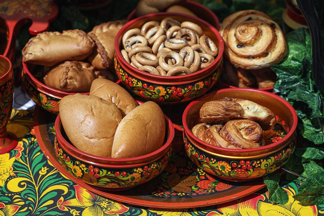пирожки и булки 