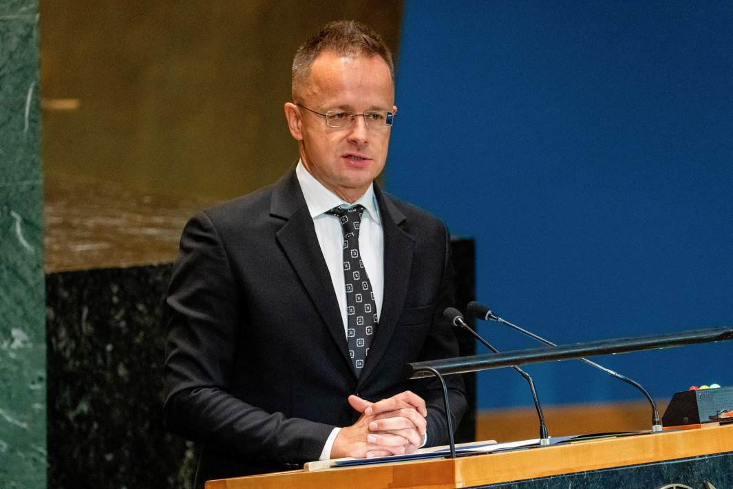 Глава МИД Венгрии Петер Сийярто