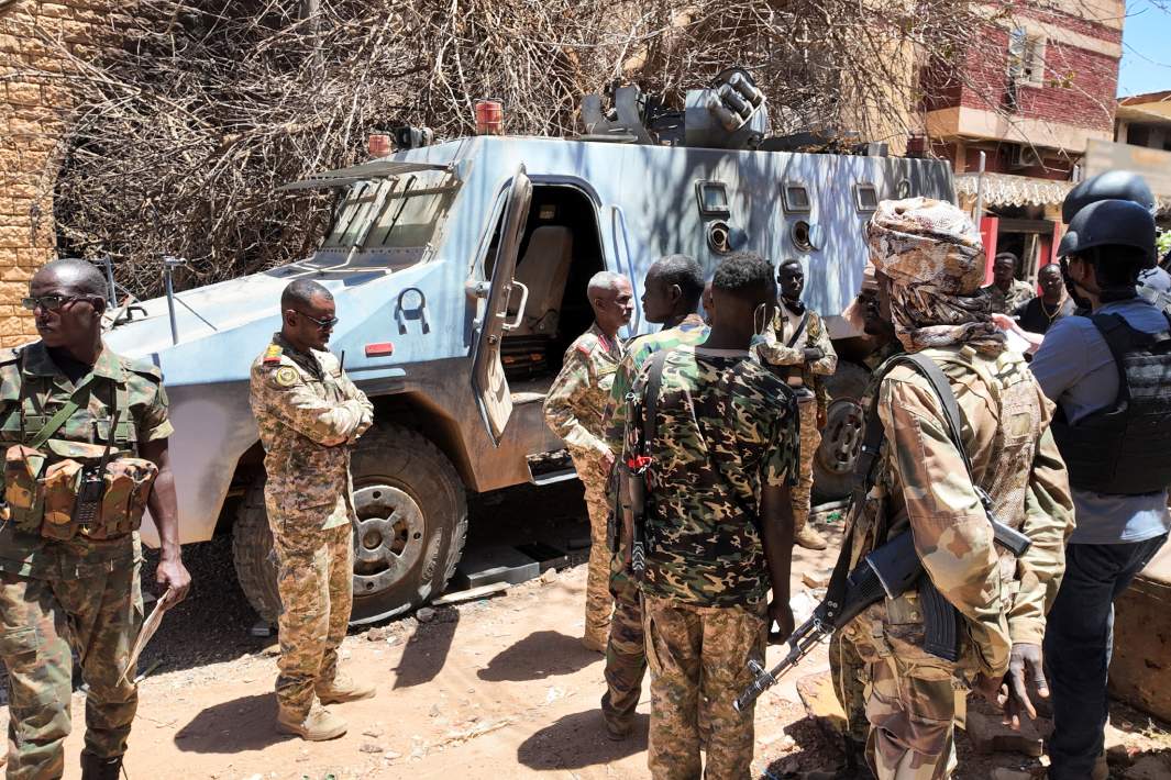 Военнослужащие суданской армии 