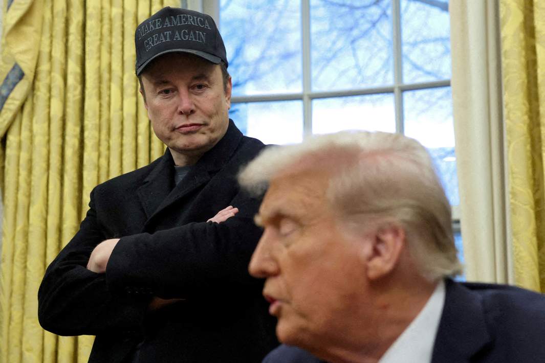 трамп и маск 