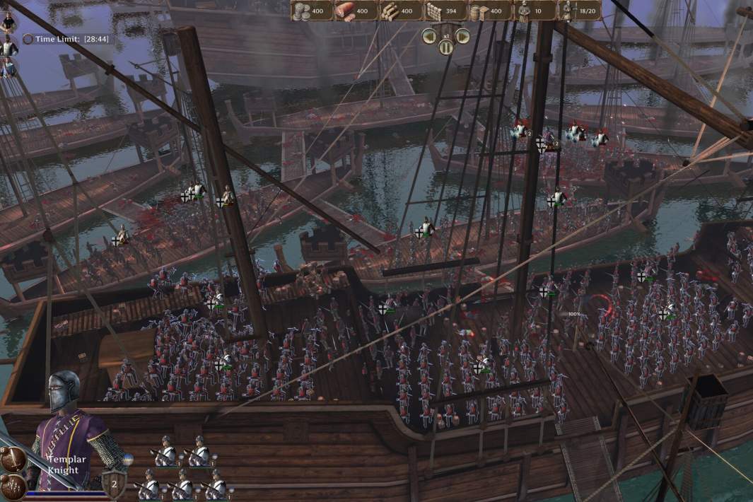 Скриншот из игры Knights of the Crusades