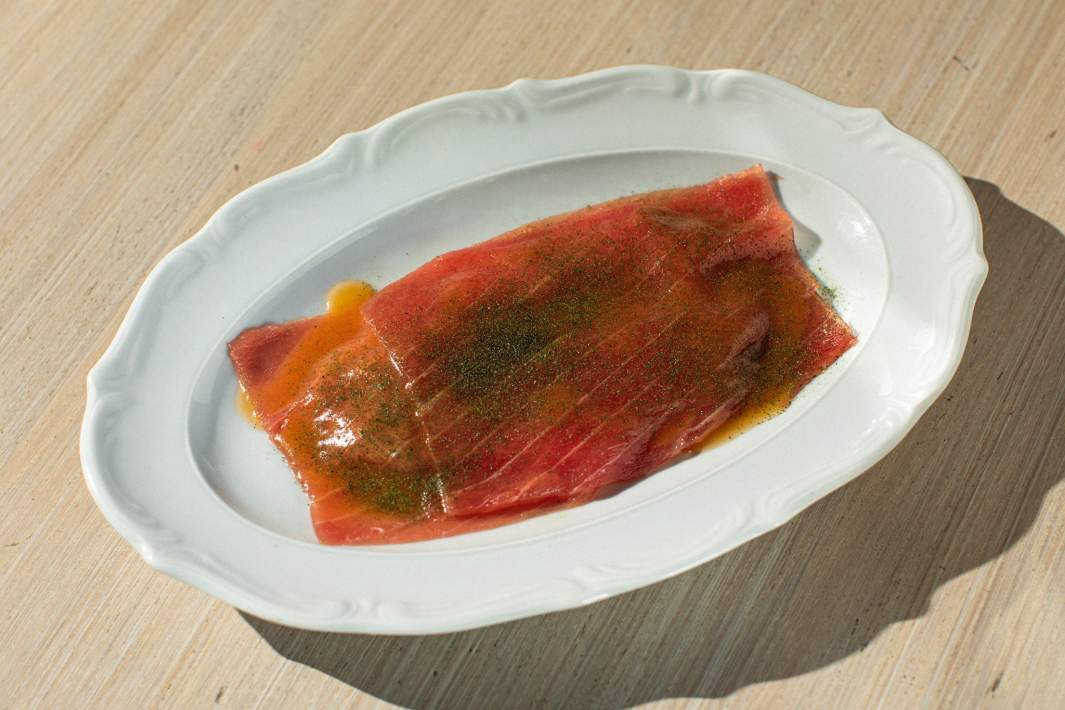 Карпаччо из тунца Le Bernardin