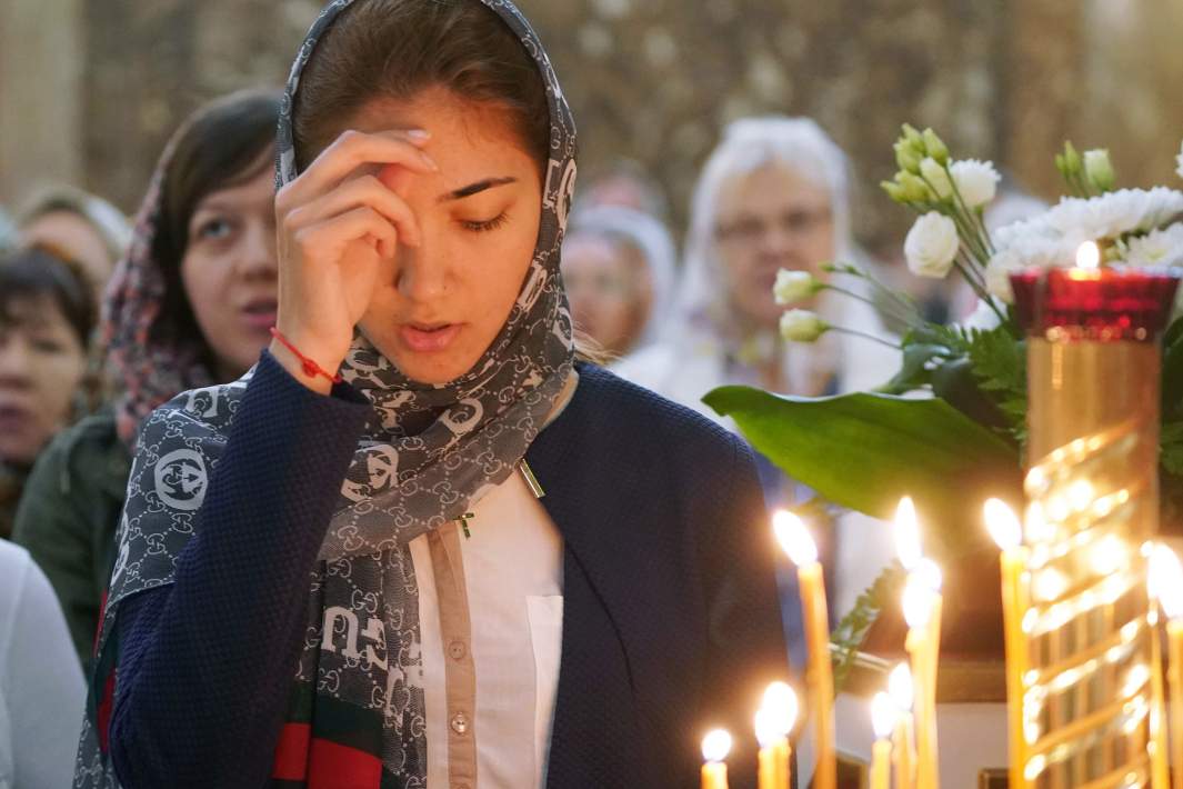 Во время празднования Вознесения Господня
