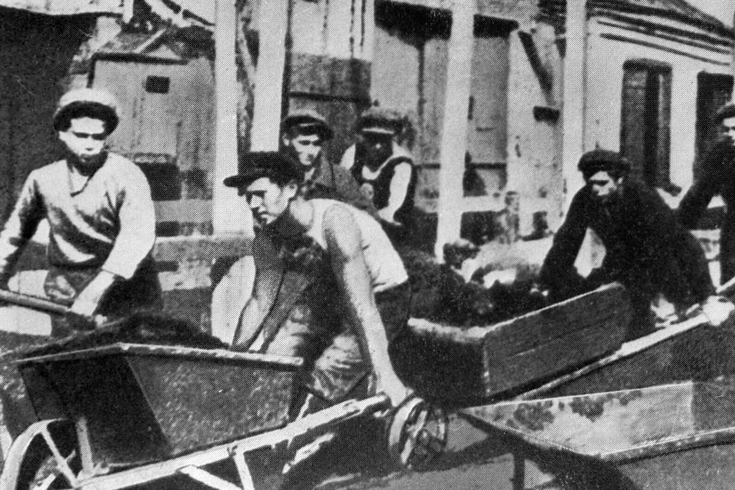 Строительство Московского метро. 1931 год