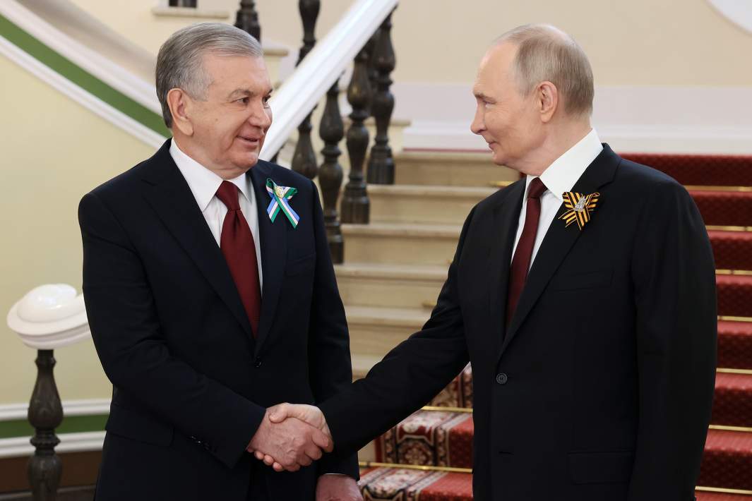 Президент РФ Владимир Путин и президент Узбекистана