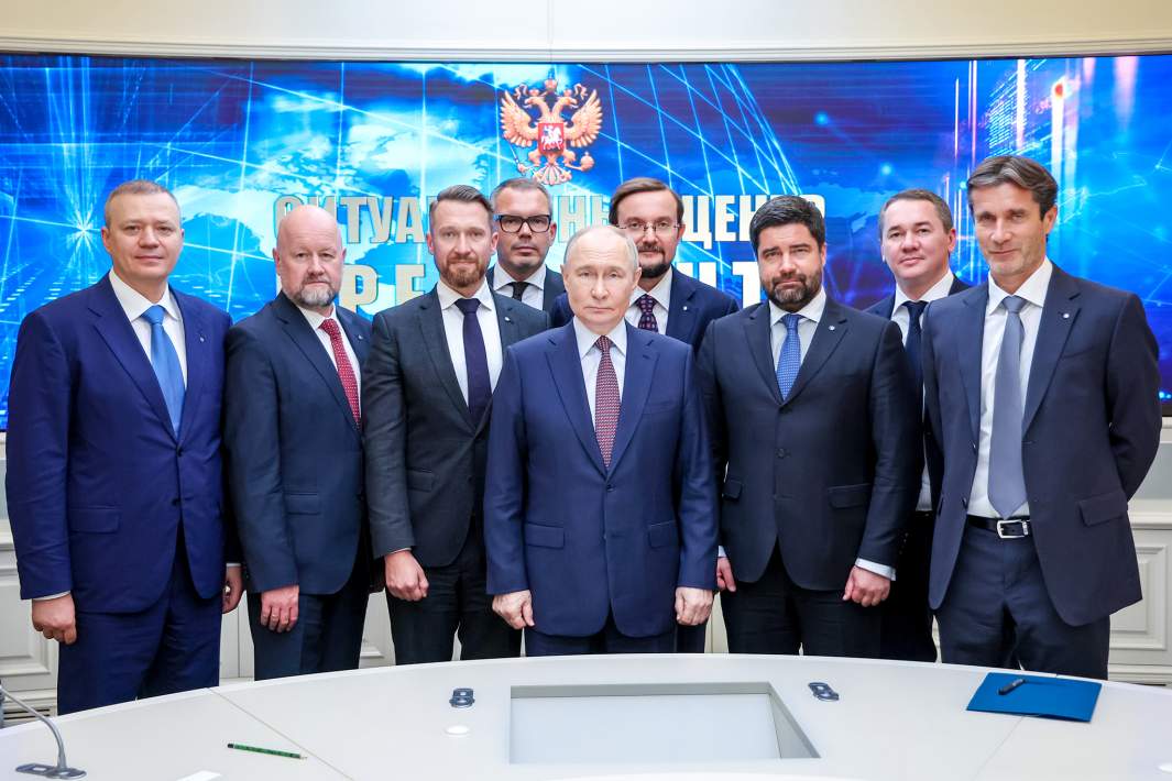 Президент РФ Владимир Путин после встречи в режиме видеоконференции с членами Общероссийской общественной организации "Деловая Россия" в рамках XX Форума-съезда организации